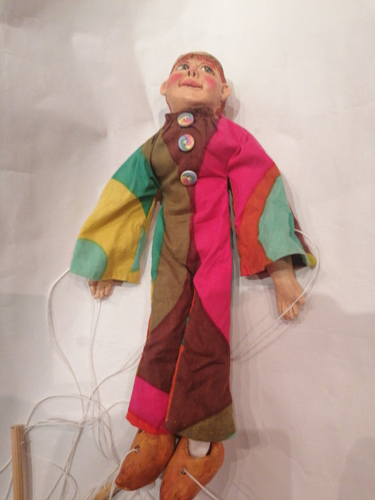 Marionnette l'arlequin By Sandrine De Zorzi