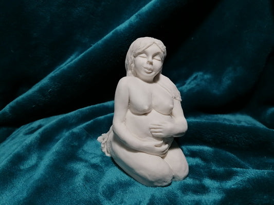 Femme enceinte Sérénité de Porcelaine by Sandrine De Zorzi